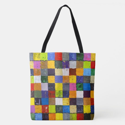 Tote Bag Patchwork Abstrait (Devant)