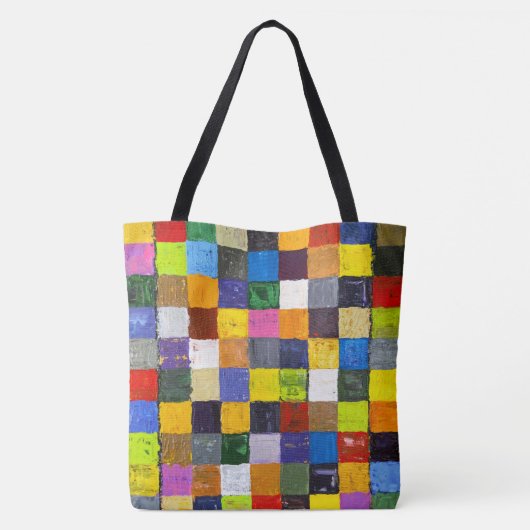 Tote Bag Patchwork Abstrait (Dos)