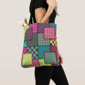 Tote Bag Patchwork : Arrière - plan Motif divers (De près)