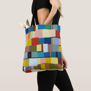 Tote Bag Patchwork couleur Abstrait 271020