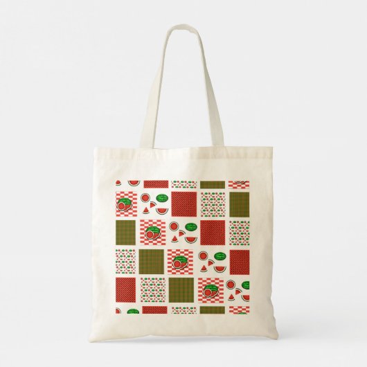 Tote Bag Patchwork de pastèque (Dos)