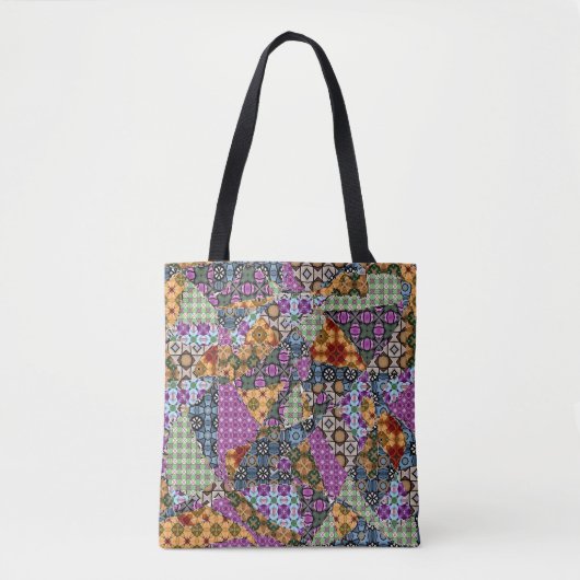 Tote Bag Patchwork fou (Devant)