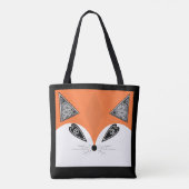 Tote Bag Patchwork Fox, applique Fox, Fox, enfants (Dos)