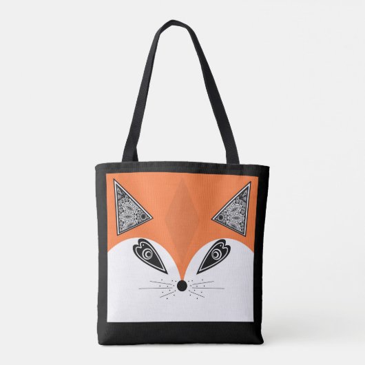 Tote Bag Patchwork Fox, applique Fox, Fox, enfants (Dos)