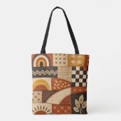 Tote Bag Patchwork Moderne Cosy (Dos)