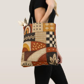 Tote Bag Patchwork Moderne Cosy (De près)