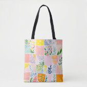 Tote Bag Patchwork Prépa Pastel (Devant)