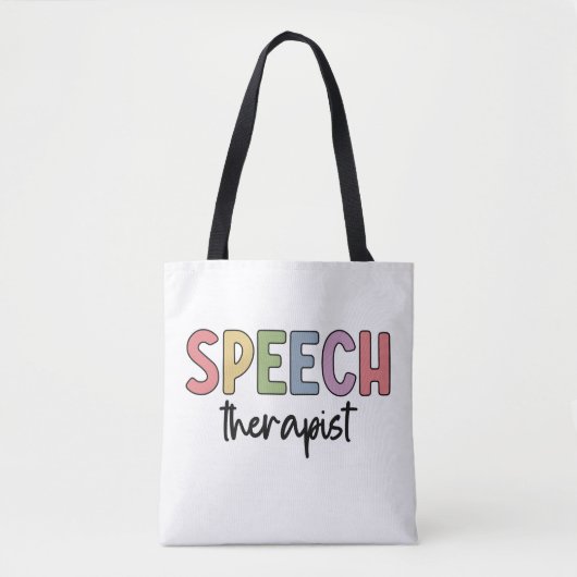 Tote Bag Pathologiste orthophoniste SLP (Devant)
