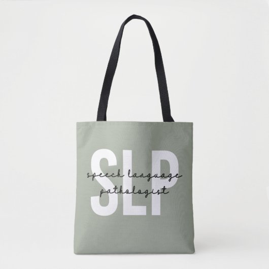 Tote Bag Pathologiste orthophoniste SLP (Devant)