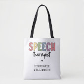 Tote Bag Pathologiste orthophoniste sur mesure SLP (Devant)