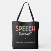 Tote Bag Pathologiste orthophoniste sur mesure SLP (Dos)