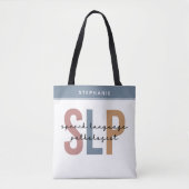 Tote Bag Pathologiste orthophoniste sur mesure SLP (Devant)