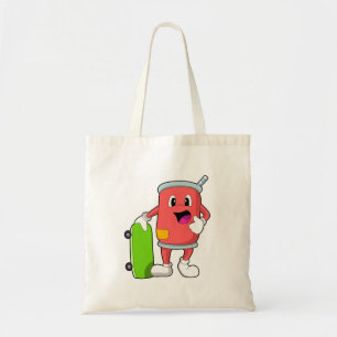 Tote Bag Patinage avec skateboard