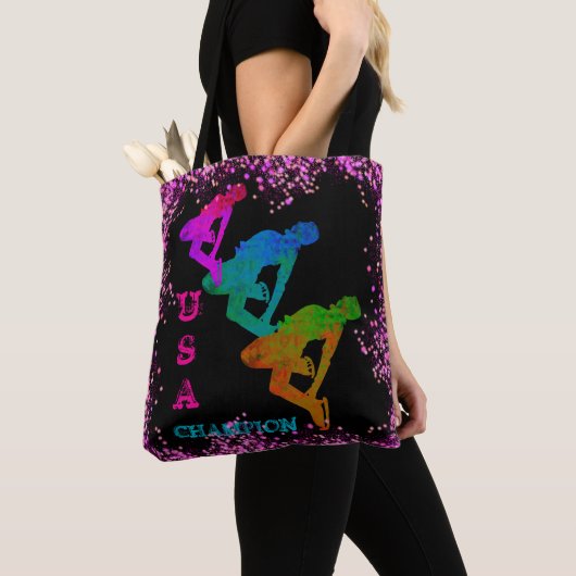 TOTE BAG PATINAGE OLYMPIQUE (De près)