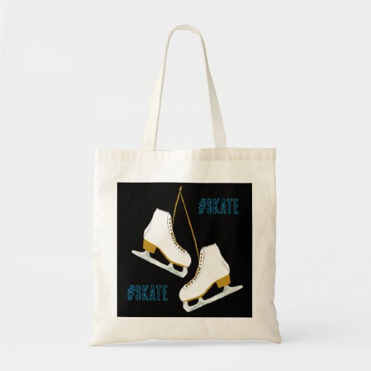 Tote Bag Patinage sur glace (Devant)