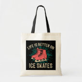 Tote Bag Patinage sur glace Figure Patinage amusant fille f (Devant)