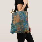 Tote Bag Patine sarcelle Cooper (De près)