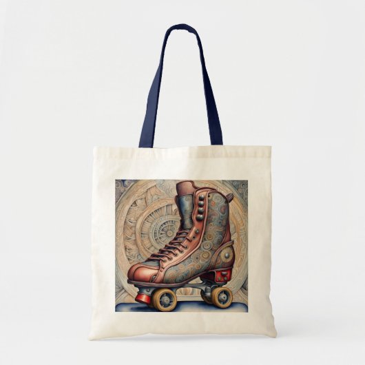 Tote Bag Patins à rouleaux vintages (Devant)