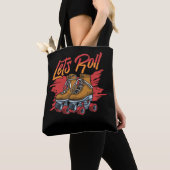 Tote Bag Patins à roulettes Patinage à roulettes Rétro Pati (De près)