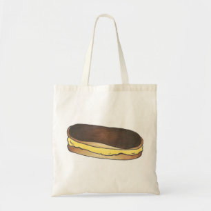 Tote Bag Pâtisserie au dessert au chocolat Eclair Fourre-to