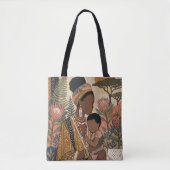 Tote Bag Patrimoine Terrien | Protéa & Mudcloth (Devant)