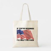 Tote Bag patriote américain (Dos)