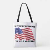 Tote Bag patriote américain (Dos)