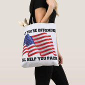 Tote Bag patriote américain (De près)