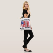 Tote Bag patriote américain (Sur le modèle)