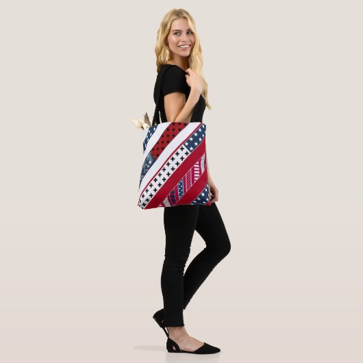 Tote Bag Patriotic (Sur le modèle)