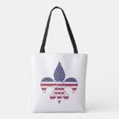 Tote Bag Patriotic American Flag (Dos)