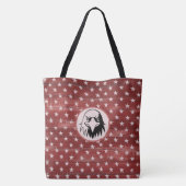Tote Bag *~* Patriotic Rustic Barnwood Stars Bald Eagle (Dos)