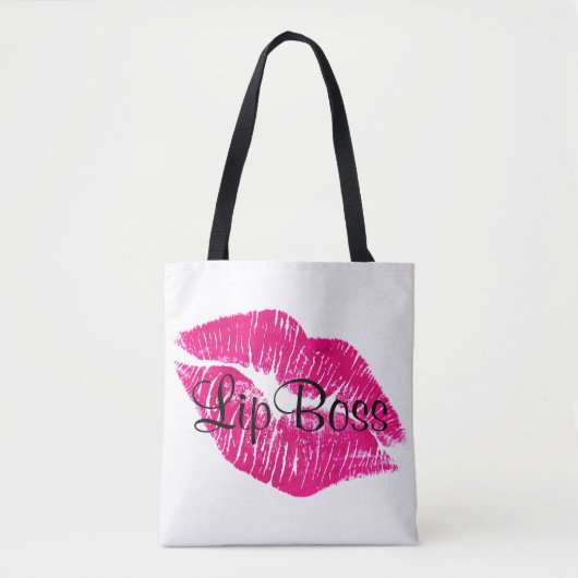 Tote Bag Patron Fourre-tout de lèvre (Devant)