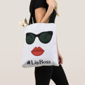 Tote Bag Patron Fourre-tout de lèvre de LipSense avec des (De près)