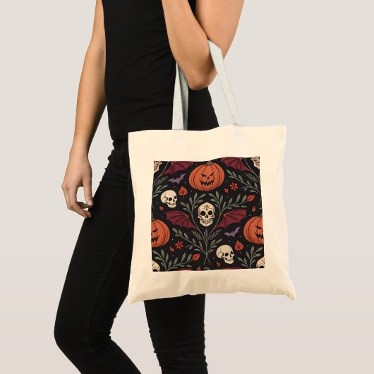 Tote Bag Pattern d'Halloween (Devant (produit))