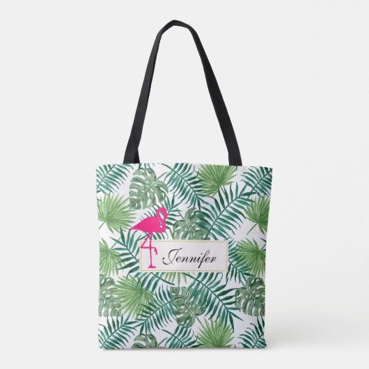 Tote Bag Pattern et Pink Flamingo (Dos)