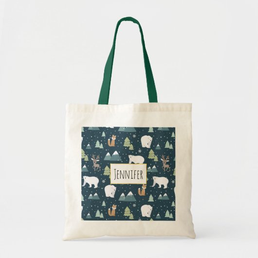 Tote Bag Patterns de Cute Christma (Devant)