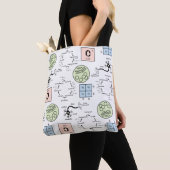 Tote Bag Patterns Genetics Cell Geek (De près)
