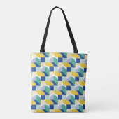 Tote Bag Patters bleus (Dos)