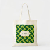 Tote Bag Patters de clover vert (Devant)