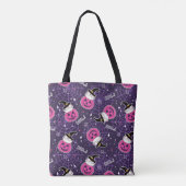 Tote Bag Patters de Cute Cats et Pumkins (Dos)