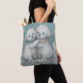 Tote Bag Pattes apparentées (De près)