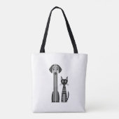 Tote Bag Pattes et moustaches (Dos)