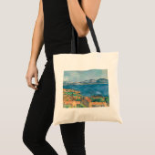 Tote Bag Paul Cezanne - Baie de Marseille, vue d'Estaque (Devant (produit))