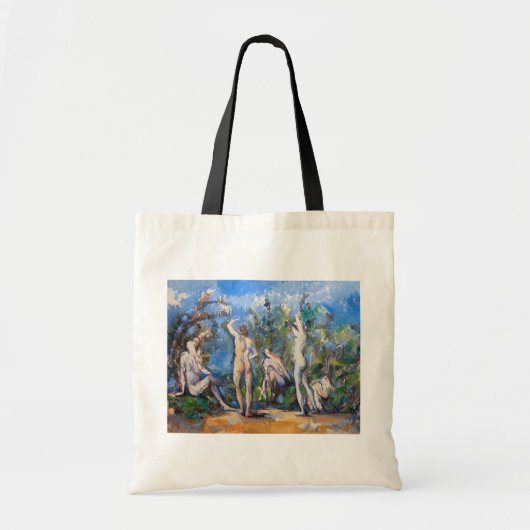 Tote Bag Paul Cezanne - Cinq Bathères (Devant)