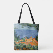 Tote Bag Paul Cezanne - Estaque aux toits rouges (Dos)