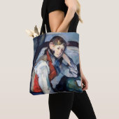 Tote Bag Paul Cezanne - Garçon dans la veste rouge (De près)