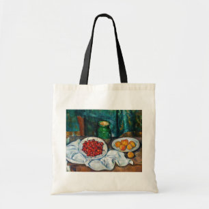 Tote Bag Paul Cezanne - La vie morte avec les cerises et le