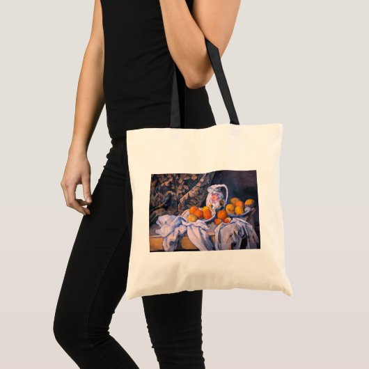 Tote Bag Paul Cezanne - La vie morte avec un rideau (Devant (produit))