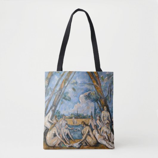 Tote Bag Paul Cezanne - Les Grandes Baignoires (Devant)